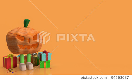 The halloween pumpkin for holiday concept 3d rendering 94563087