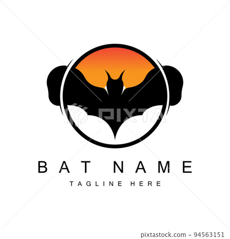 night animal halloween bat logo vector symbol night animal halloween bat logo vector symbol 94563151
