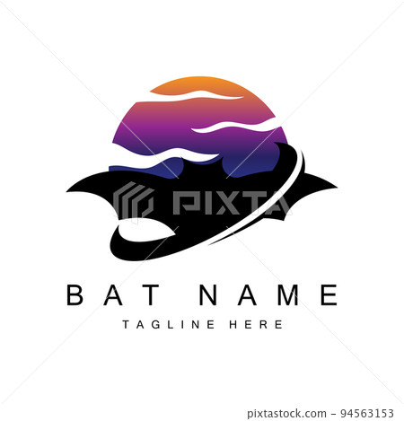 night animal halloween bat logo vector symbol night animal halloween bat logo vector symbol 94563153