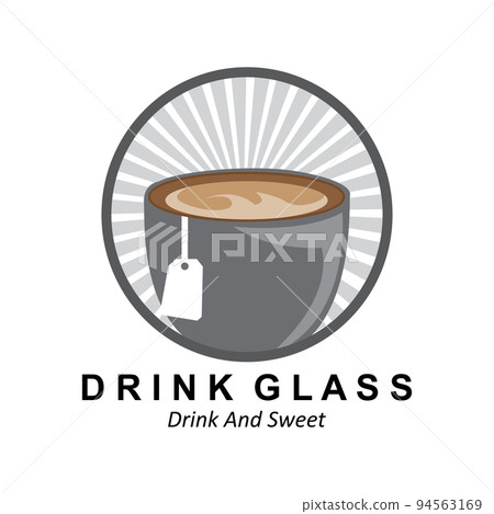 Drink Glass Logo Design, Vector Icon Illustration of Juice, Wine, and Coffee Drinks Drink Glass Logo Design, Vector Icon Illustration of Juice, Wine, and Coffee Drinks 94563169