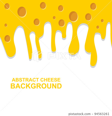 Cheese Background Design Farm Animal Milk Fermented Food Vector 94563261