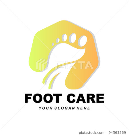 Foot Care Logo Design Health Illustration Woman Pedicure Salon Vector Foot Care Logo Design Health Illustration Woman Pedicure Salon Vector 94563269