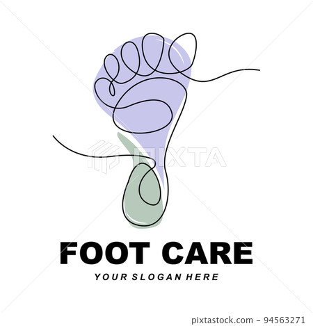 Foot Care Logo Design Health Illustration Woman Pedicure Salon Vector Foot Care Logo Design Health Illustration Woman Pedicure Salon Vector 94563271