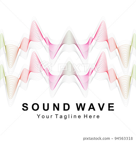 Sound waves vector illustration 94563318