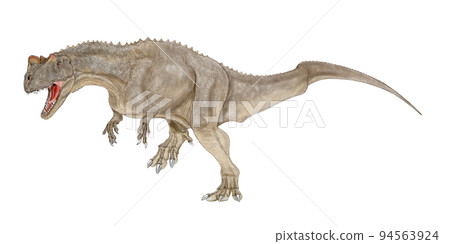 角鼻龍侏羅紀食肉恐龍與獨特的角 94563924