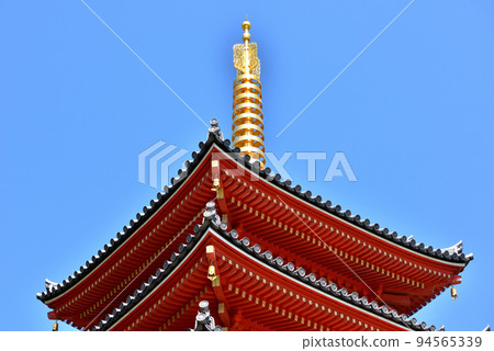 福岡市博多區福岡市新觀光景點東長寺五層塔索林 94565339