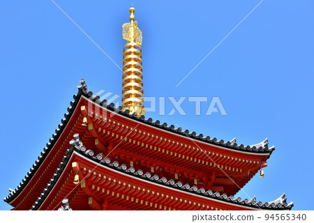 福岡市博多區福岡市新觀光景點東長寺五層塔索林 94565340