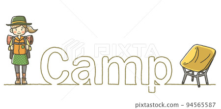 營地插圖徽標 營地插圖徽標 94565587
