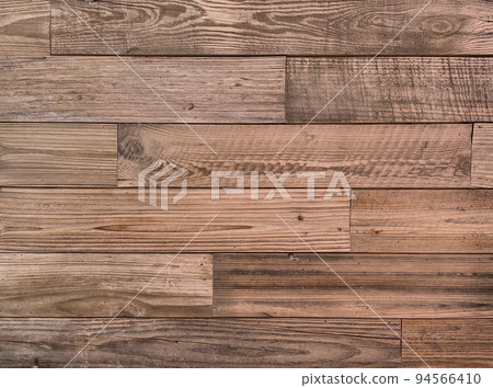 淺棕色粗木材製成的舊木板牆的水平背景圖像 淺棕色粗木材製成的舊木板牆的水平背景圖像 94566410