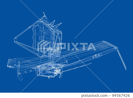 James Webb Space Telescope. Vector 94567426