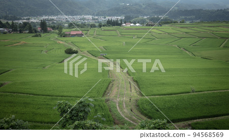 Sawaradaira Terraced Rice Fields, Yamagata Prefecture 94568569