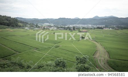 Sawaradaira Terraced Rice Fields, Yamagata Prefecture 94568581