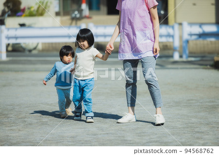 Park, child, nursery teacher Park, child, nursery teacher 94568762