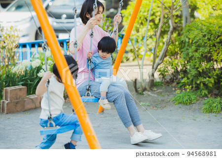 Park, child, nursery teacher Park, child, nursery teacher 94568981