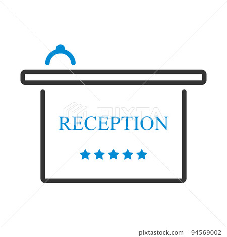 Icon Of Reception Desk-插圖素材 [94569002] - PIXTA圖庫