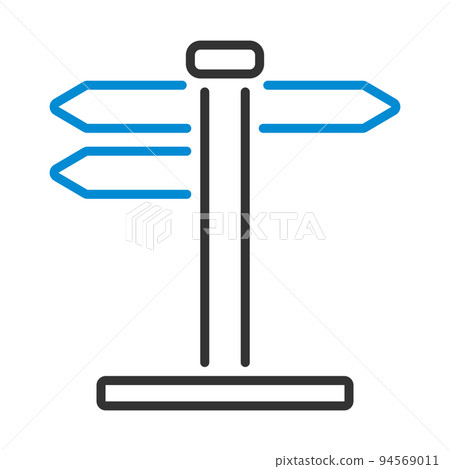 Icon Of Pointer Stand Icon Of Pointer Stand 94569011