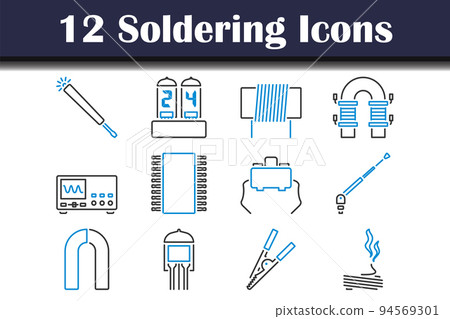 Soldering Icon Set 94569301