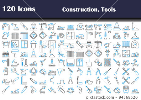 120 Icons Of Construction, Tools 120 Icons Of Construction, Tools 94569520