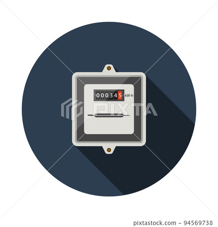 Electric Meter Icon 94569738