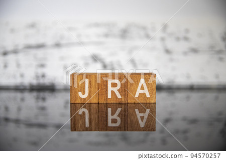 Business Image (Marketing Terms) Block Character JRA 94570257