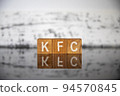 Business Image (Marketing Terms) Block Letter KFC 94570845