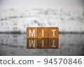 Business Image (Marketing Terms) Block Letter MIT 94570846