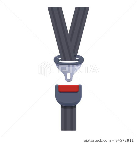 Prevention belt icon cartoon vector. Car seat. Safety accident Prevention belt icon cartoon vector. Car seat. Safety accident 94572911