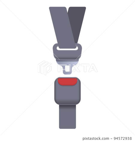 Auto belt icon cartoon vector. Car seat. Security drive Auto belt icon cartoon vector. Car seat. Security drive 94572938