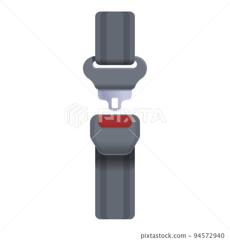 Accident seat belt icon cartoon vector. Car safety. Auto drive Accident seat belt icon cartoon vector. Car safety. Auto drive 94572940
