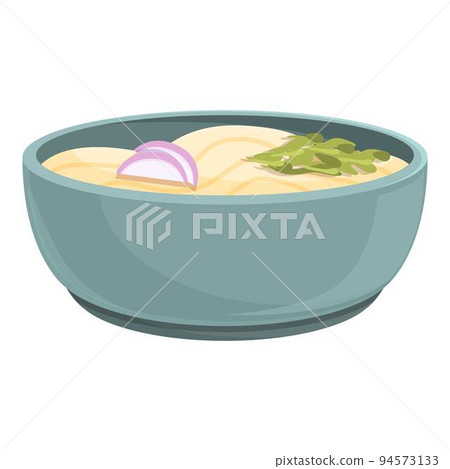 Japan food icon cartoon vector. Japanese soup. Cuisine rice Japan food icon cartoon vector. Japanese soup. Cuisine rice 94573133