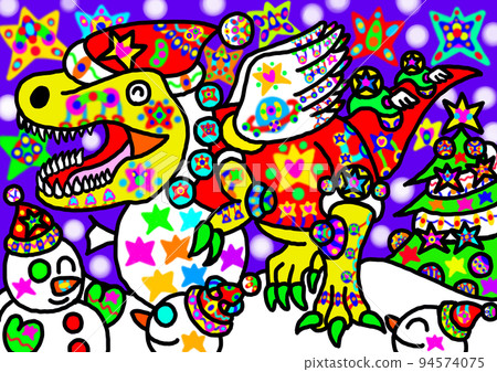 Tyrannosaurus Santa Claus Tyrannosaurus Santa Claus 94574075