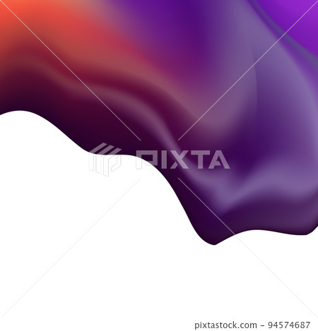 Vector background image which illustrates the element flying silky fabric Vector background image which illustrates the element flying silky fabric 94574687