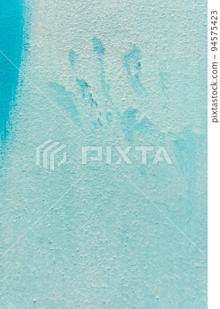 Blue wall for texture or background. Blue wall for texture or background. 94575423