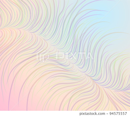 Vector background abstract image in bright colors, reminiscent of gentle waves or fluff. 94575557