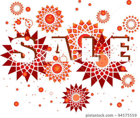 Vector image of geometric colors sale Vector image of geometric colors sale 94575559