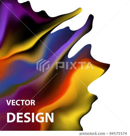 Vector background image with bright color scheme. The concept of the current fire Vector background image with bright color scheme. The concept of the current fire 94575574
