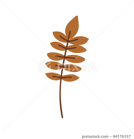 Autumn leaves. Foliage leaf silhouette. Forest vector illustration. Autumn leaves. Foliage leaf silhouette. Forest vector illustration. 94576357