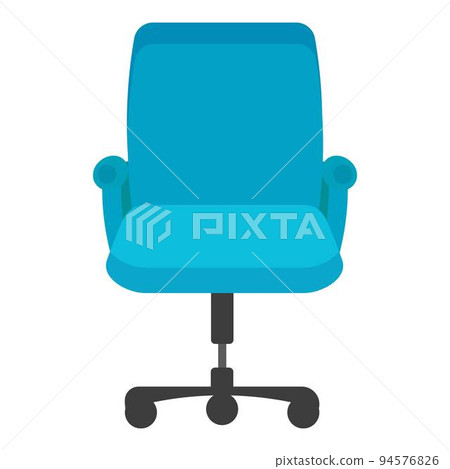 Empty desk chair icon cartoon vector. Office seat. Modern furniture 94576826