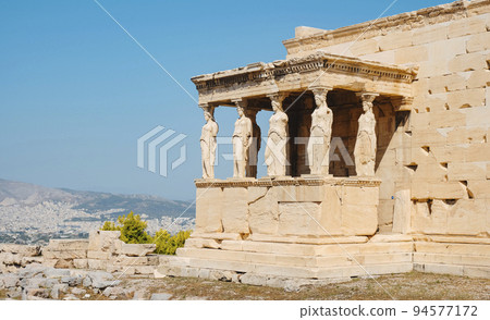 Porch of the Maidens, in Athens, Greece Porch of the Maidens, in Athens, Greece 94577172