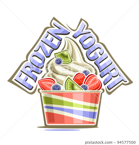 Vector logo for Frozen Yogurt Vector logo for Frozen Yogurt 94577500