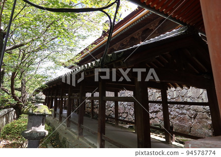Japanese Castle: Long Corridor of Kibitsu Shrine in Okayama City, Okayama Prefecture Japanese Castle: Long Corridor of Kibitsu Shrine in Okayama City, Okayama Prefecture 94578774