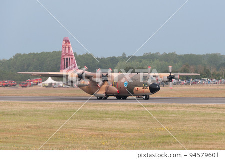 Jordanian Air Force C-130H special painting aircraft taxiing 94579601