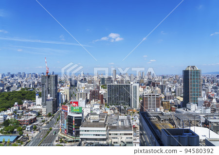 View from the garden on the 16th floor of Abeno Harukas, Osaka View from the garden on the 16th floor of Abeno Harukas, Osaka 94580392