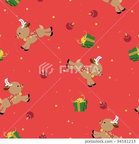 Christmas seamless Pattern Reindeer Christmas seamless Pattern Reindeer 94581213