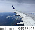 Fuji seen from an airplane 94582195
