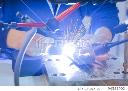 Gas tungsten arc welding - GTAW or tungsten inert gas TIG 94583902