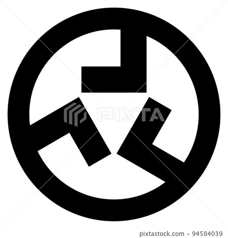 It's a family crest. It is called a corner gotoku. 94584039