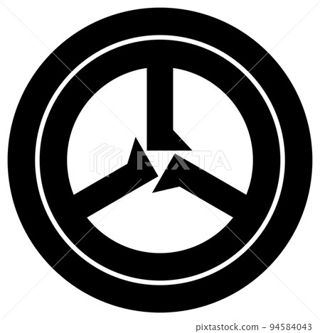 It's a family crest. It is called five virtues in a circle. 94584043