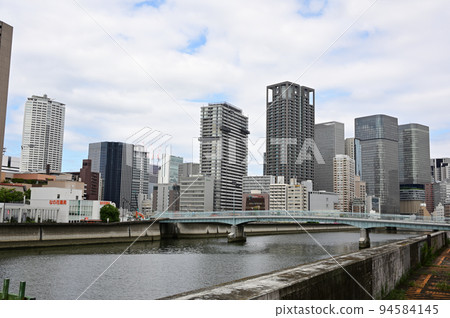 Etchu Bridge and skyscrapers Etchu Bridge and skyscrapers 94584145