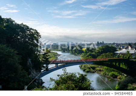 嵯峨川和嘉流橋 94584465